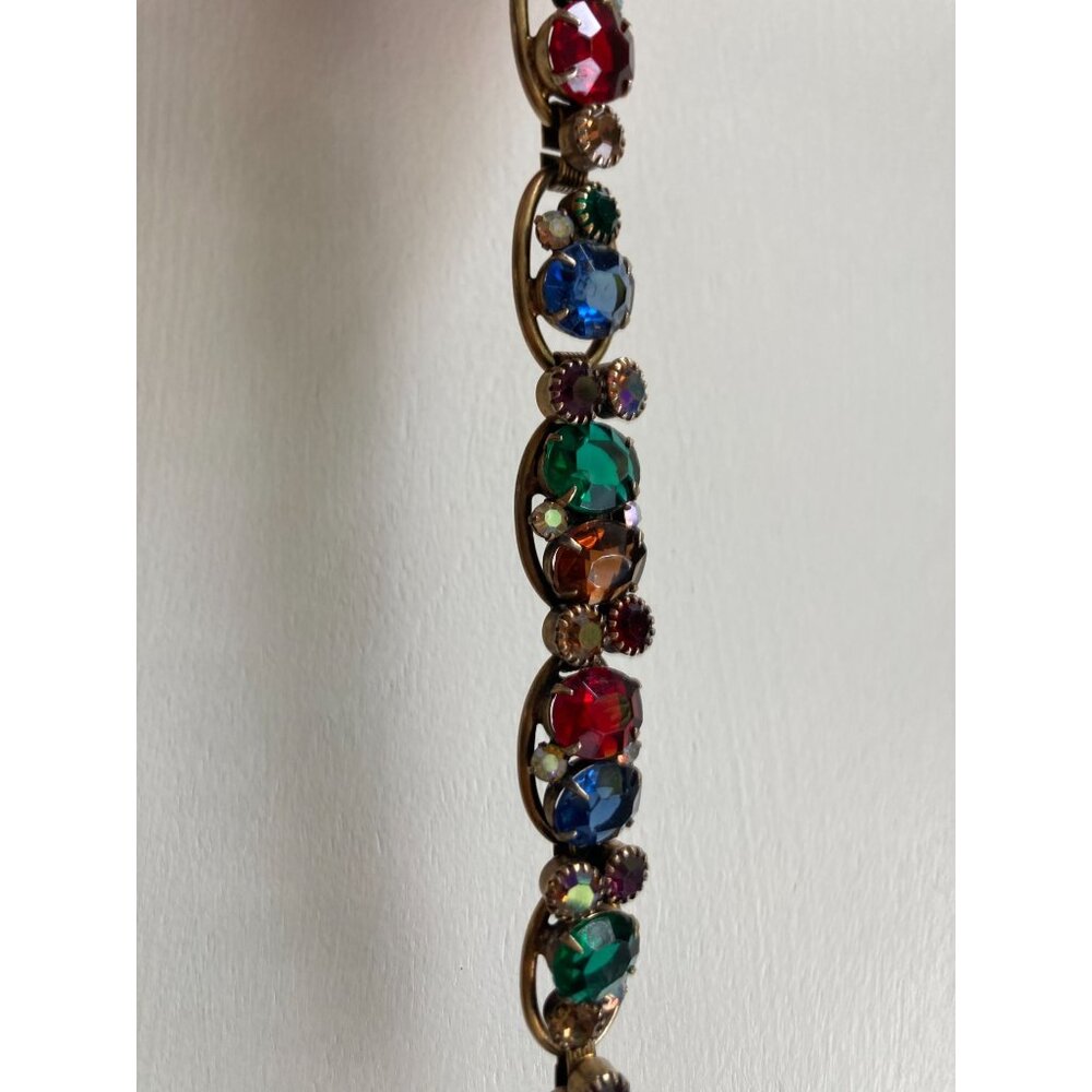 Weiss Multi Color Rhinestone Bracelet -READ - Picture 15 of 16